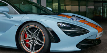 Gulf McLaren 720S photographed at McLaren Technology Centre- Woking UK - March 2021
Ref: Gulf_McLaren_720S-010.TIF
