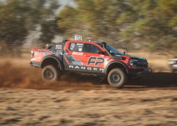 Ford Ranger Raptor in the Finke Desert Race