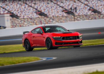2024 Ford Mustang Dark Horse at Charlotte Motor Speedway