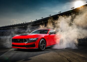 2024 Ford Mustang Dark Horse at Charlotte Motor Speedway