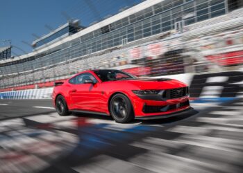 2024 Ford Mustang Dark Horse at Charlotte Motor Speedway