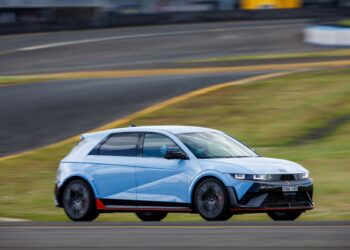 Hyundai Ioniq 5 N at World Time Attack at SMP Credit: Larry Chen