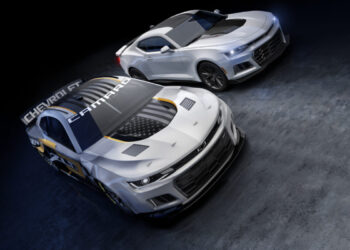 Chevrolet Camaro road car and NASCAR