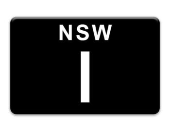 Lloyd's Auctions is selling the 'NSW 1' number plate