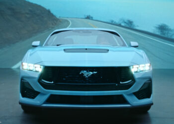 Actress Sydney Sweeney has created a custom Ford Mustang