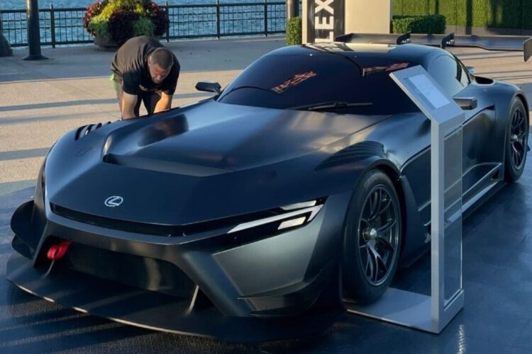A Lexus badge appeared on the GR GT3 Concept back in 2022