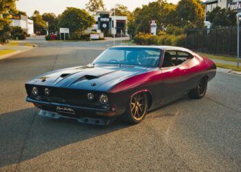Cam Waters's custom Ford XB Falcon Coupe