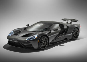 2020 Ford GT in Liquid Carbon finish.