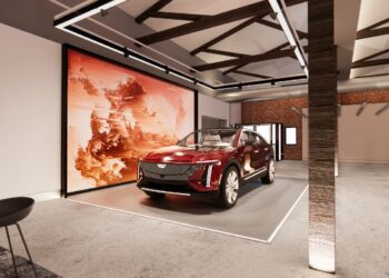 The new Cadillac Experience Centre in Sydney
