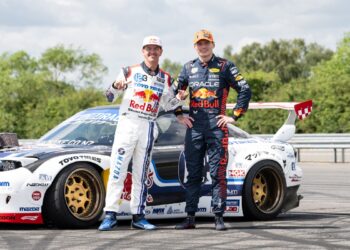 Mad Mike with Max Verstappen