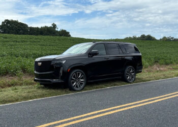 Americana: Cadillac in the tobacco fields of North Carolina