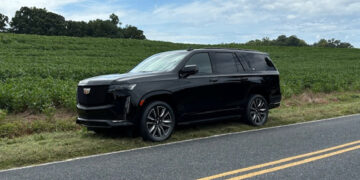 Americana: Cadillac in the tobacco fields of North Carolina