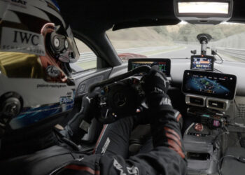 Maro Engel sets a new Nurburgring lap record in the Mercedes-AMG One