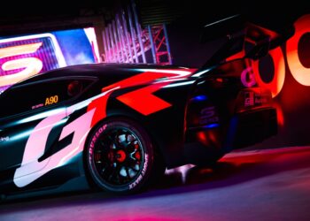 Toyota Supra Supercar full-size model