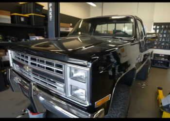 Jason Kelce is getting his 1986 Chevrolet K10 pickup converted to Tesla power