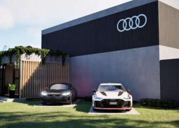 Audi made its Australian Grand Prix hospitality debut a year early
