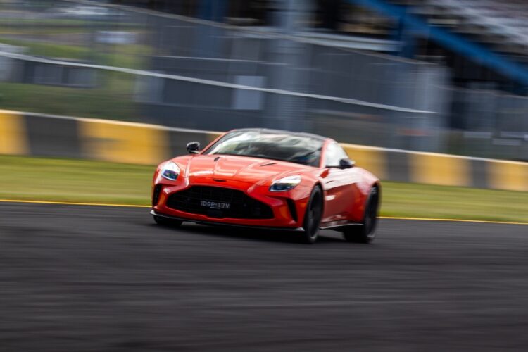2025 Aston Martin Vantage at Sydney Motorsport Park