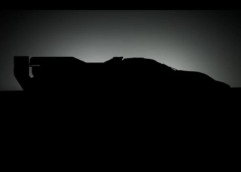 Porsche teased this sillouhette of the 963