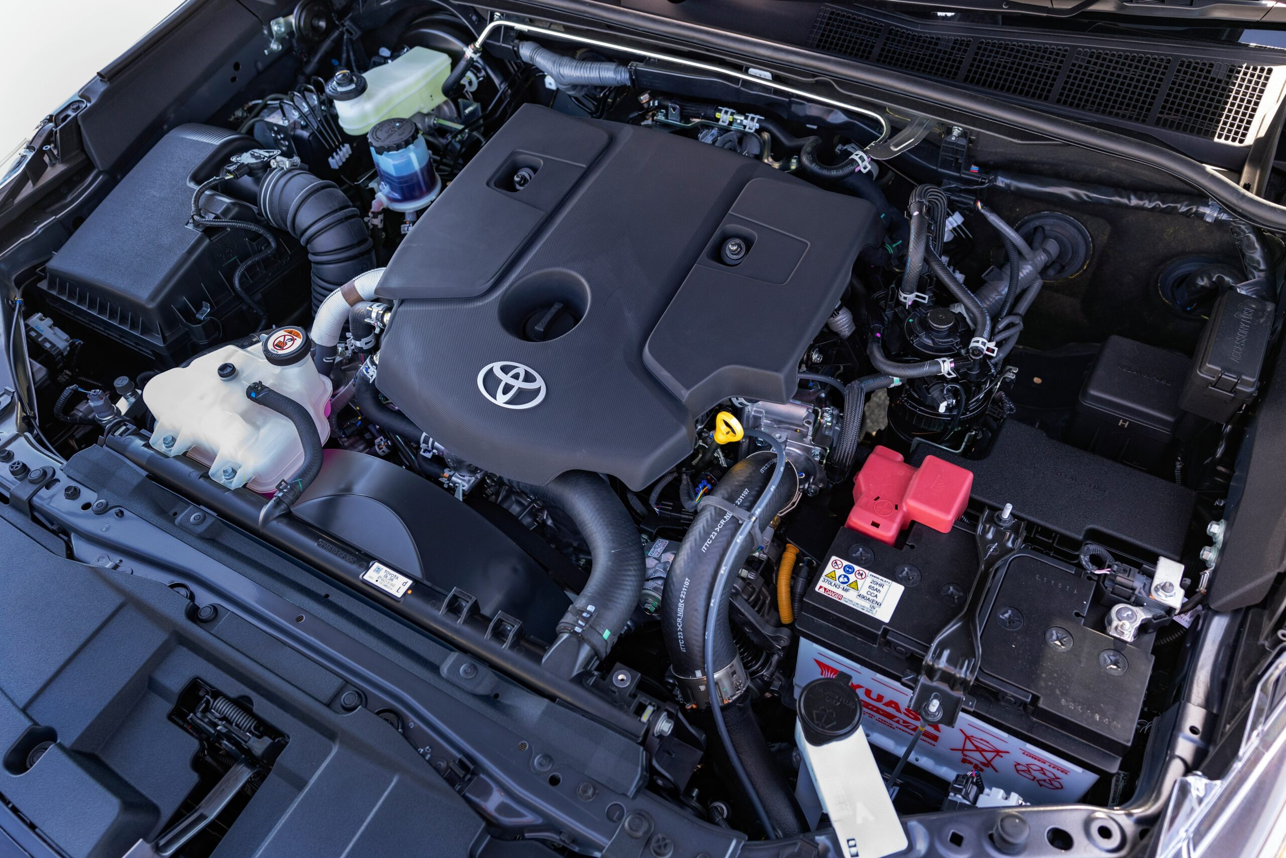 The Toyota HiLux's 48-volt mild-hybrid 1GD engine
