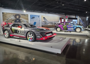 The Ken Block exhibit at The Petersen
