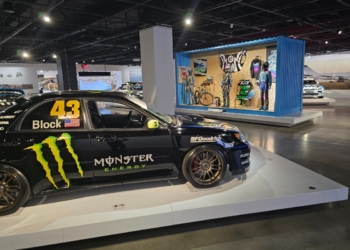 The Ken Block exhibit at The Petersen