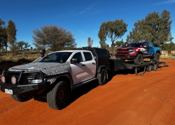 The Ford Ranger Super Duty at the Finke Desert Race