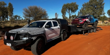 The Ford Ranger Super Duty at the Finke Desert Race
