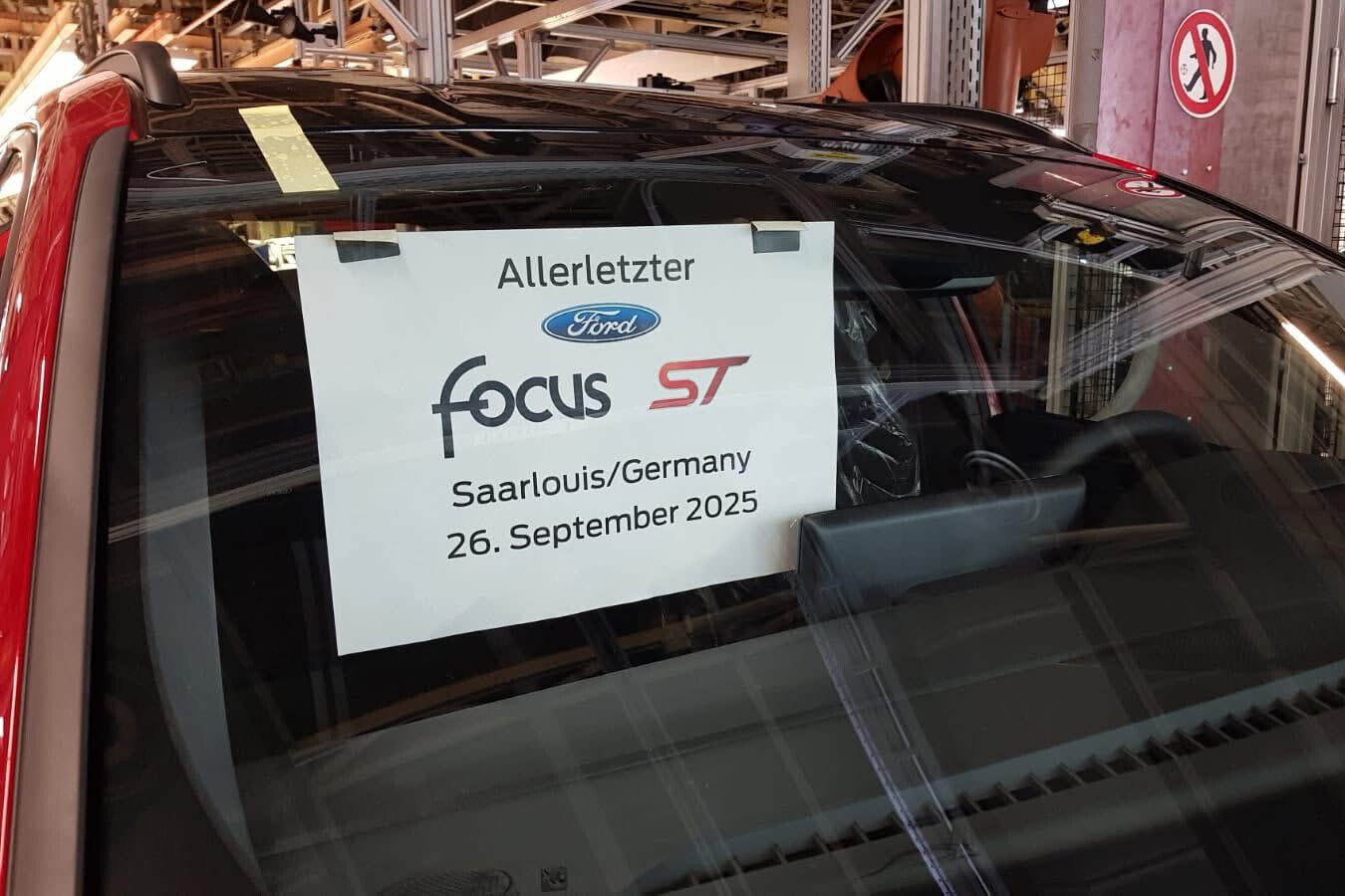 The final Ford Focus ST