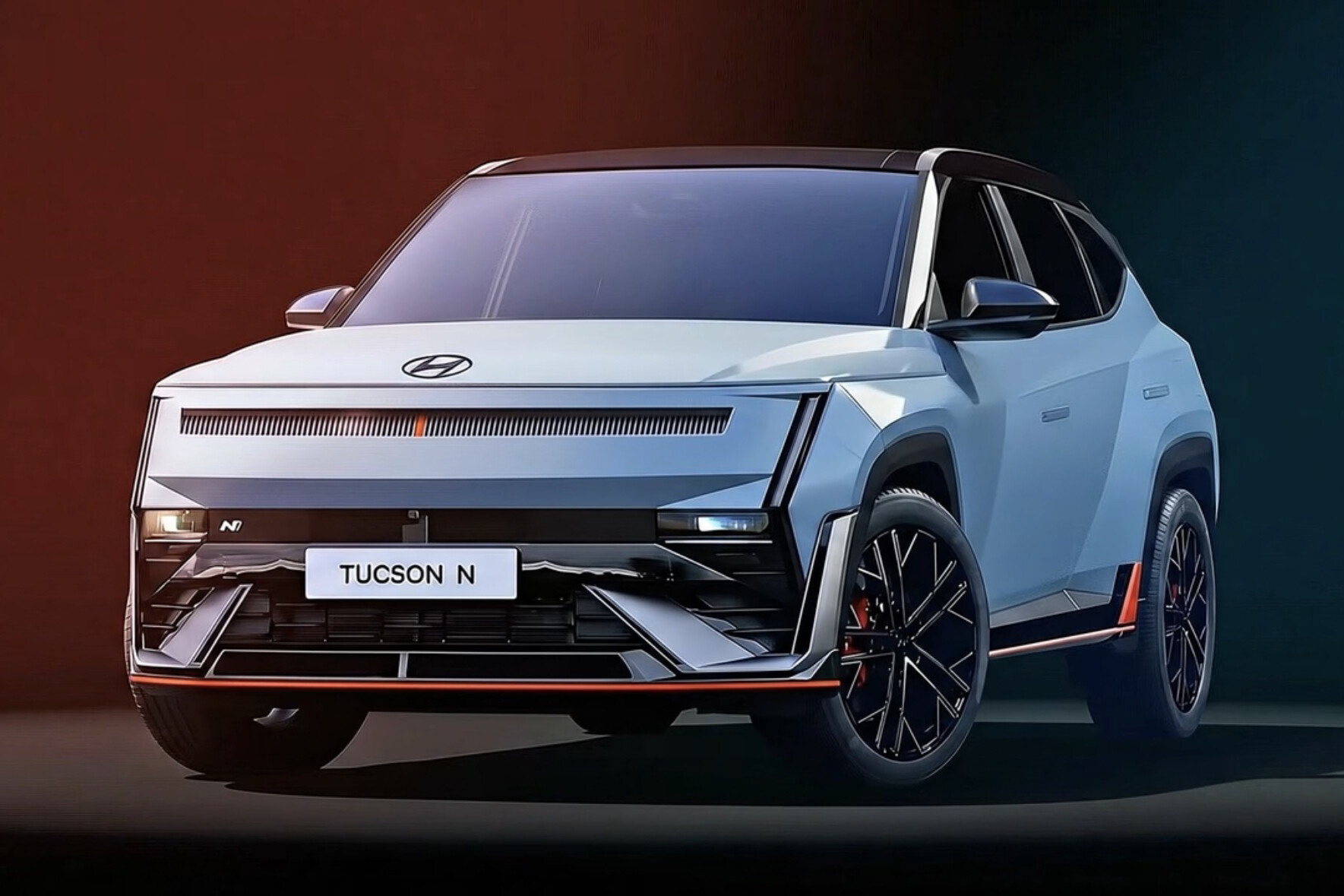 2027 Hyundai Tucson N, rendered by Gotcha Cars