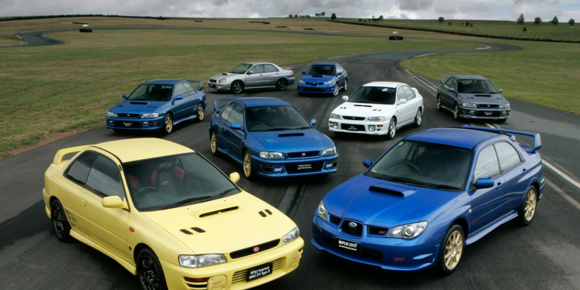 Subaru Impreza WRX STI generations