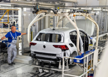 Production of the Volkswagen Golf Mk8 in Wolfsburg