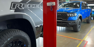 Ram 1500s being converted from left- to right-hand drive in Melbourne