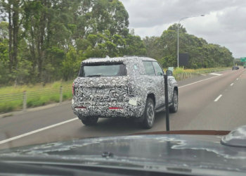 2027 Mitsubishi Pajero. Image credit: Jackson Dainer, Car Spotters Australia