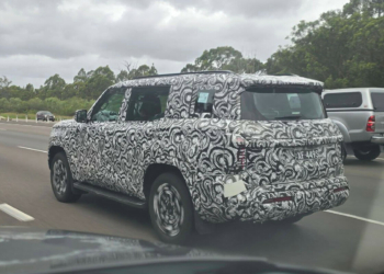 2027 Mitsubishi Pajero. Image credit: Jackson Dainer, Car Spotters Australia