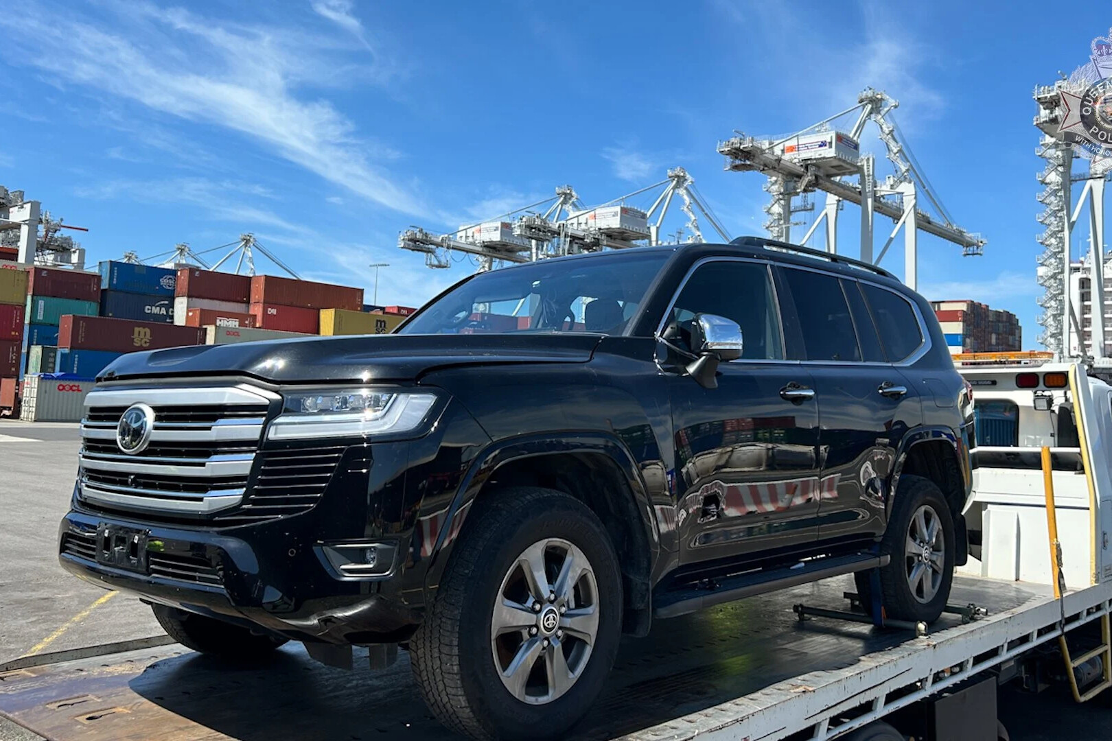 Stolen Toyota LandCruiser recovered by Queensland Police