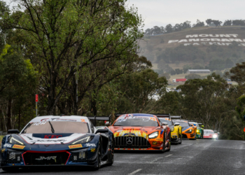 One of the Chevrolet Corvette Z06 GT3.Rs competing in this weekend's Bathurst 12 Hour