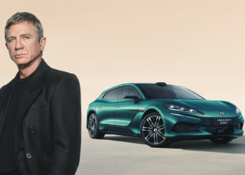 Daniel Craig and the Denza Z9GT
